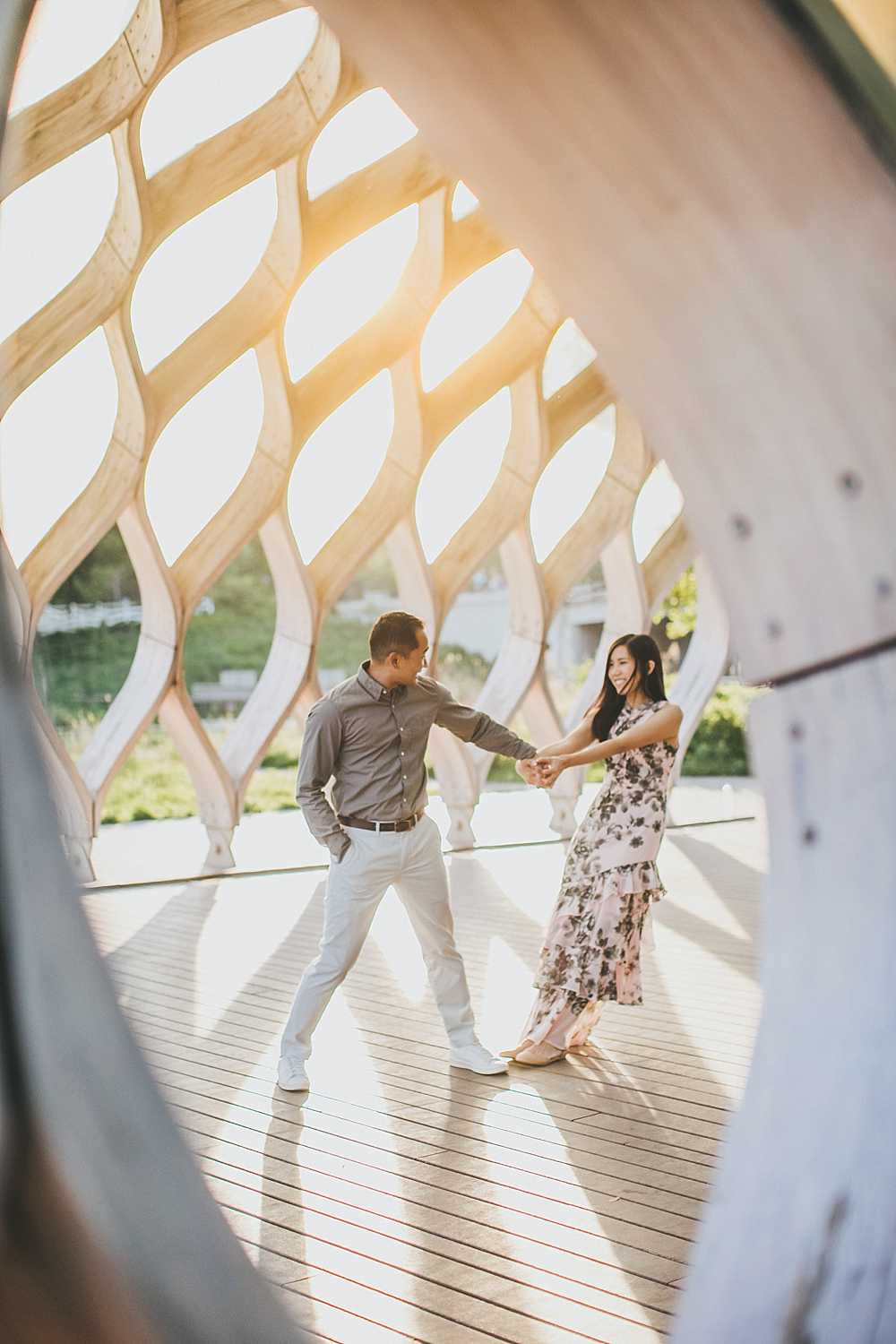 University of Chicago – Nature Boardwalk of Lincoln Park – Leslie & Brian Engagement