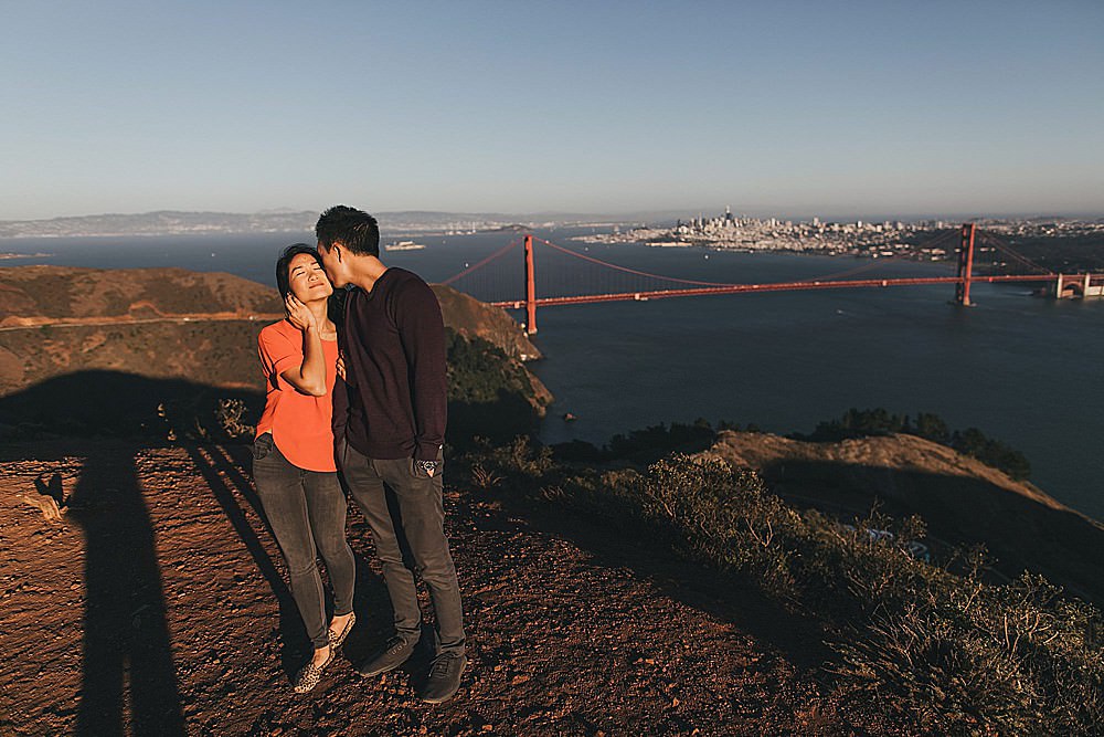 Fort Baker – Hawk Hill – SF Bay Area Portraits- Samantha & Nick
