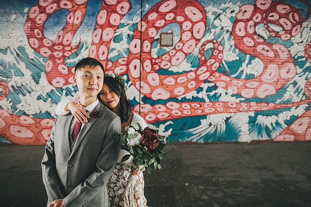 China Blue – Tribeca, NY – Dumbo Lofts Wedding – Brooklyn, NY – Aleson & George